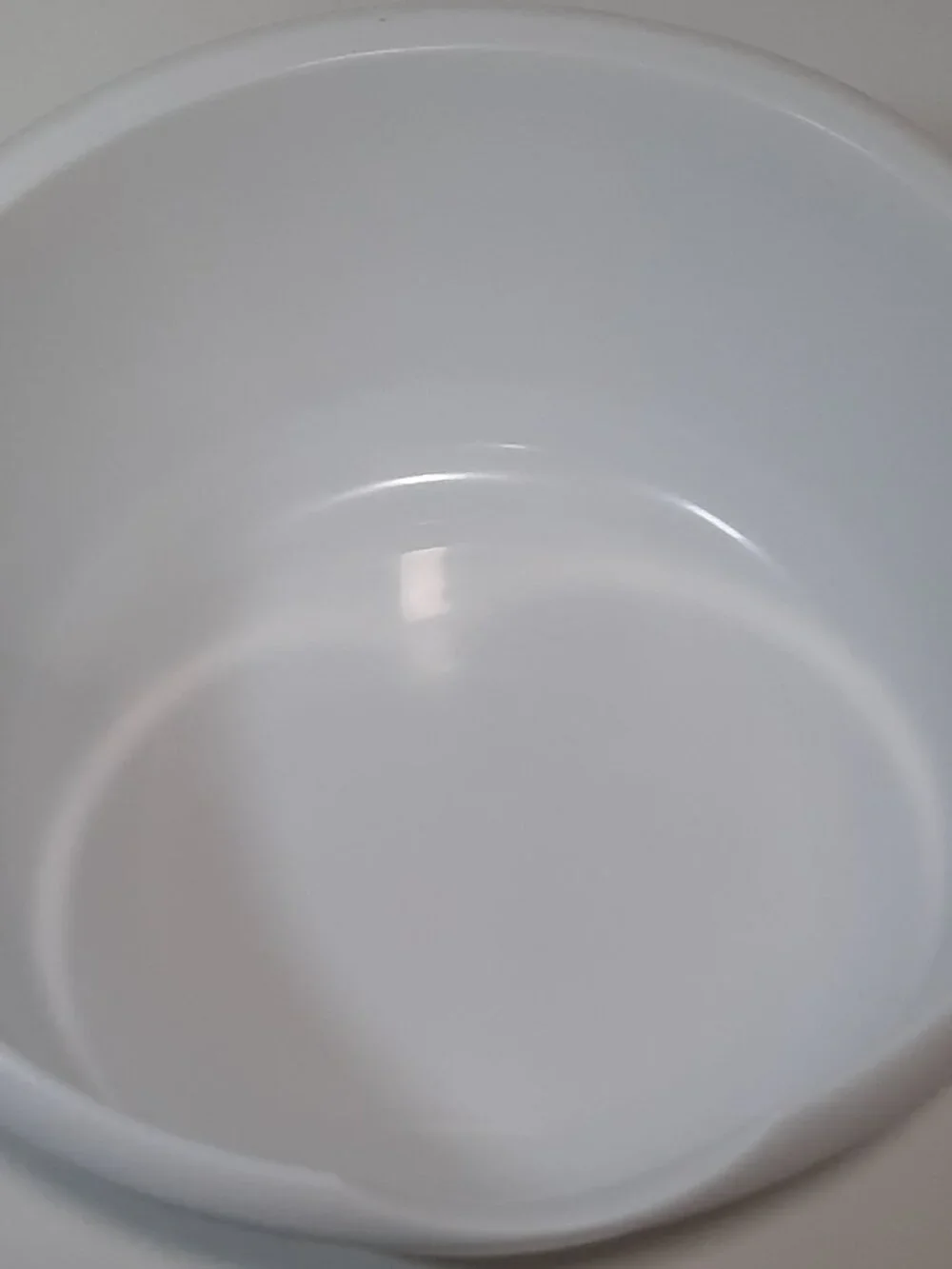 Vintage Rubbermaid Chef Bowl White 4 Quart Plastic Item 3023